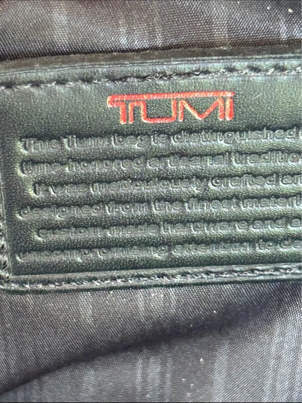 Tumi Ballistic Nylon Alpha briefcase
